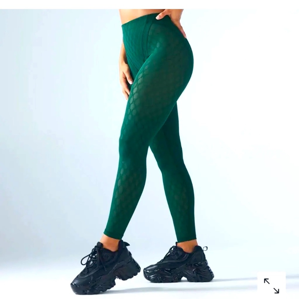COPY - Savage x Fenty green mesh leggings